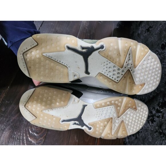 Nike Air Jordan 6 Retro GG Valentine’s Day Silver Pink/Sz. 7Y (8.5 Womens) - Picture 7 of 9